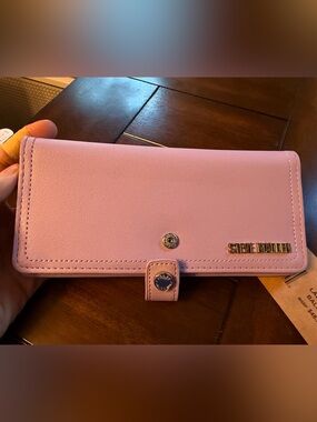 Steve Madden Pink Snap-Closure Wallet